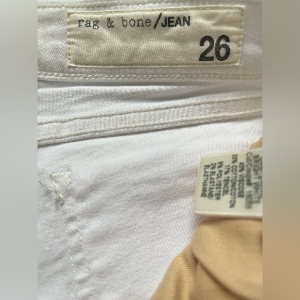 rag & bone White Flare Pants Size 26 - Picture 5 of 15